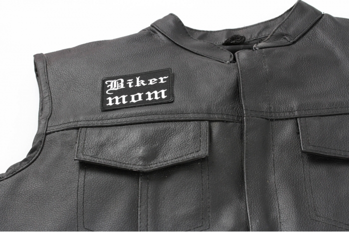  shown on leather vest