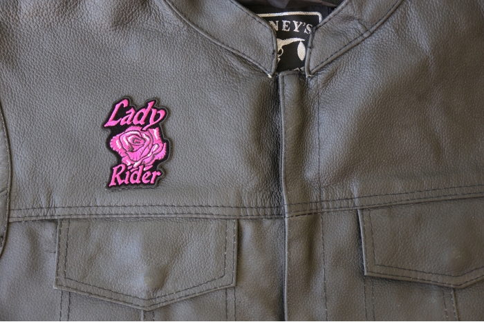Lady Rider Pink Rose Patch by Ivamis Patches