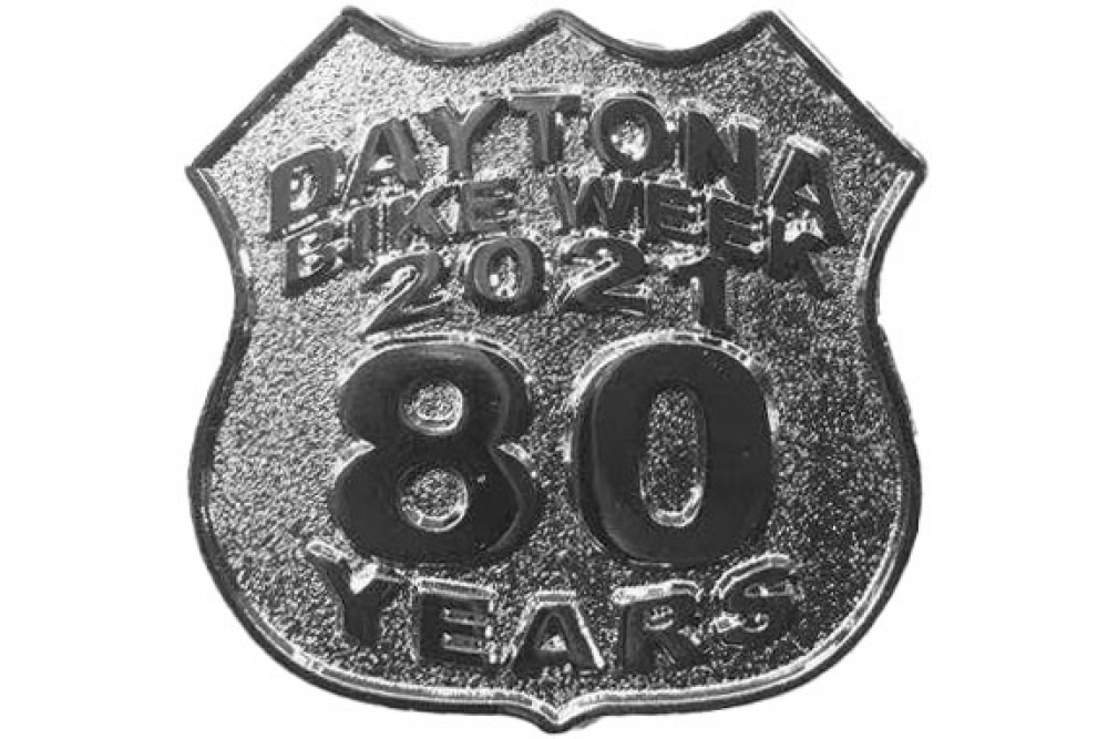 Daytona Bike Week 2021 Pin 80 years