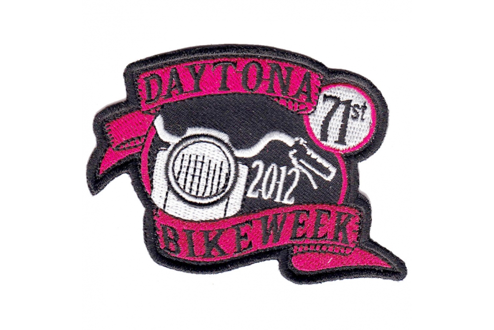 Daytona Bike Week 2012 Patch Pink