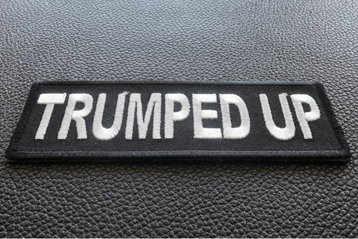 Trumped Up Patch Trumped Up Patch diagonal view