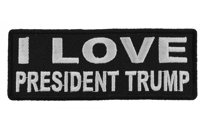 I Love President Trump Patch