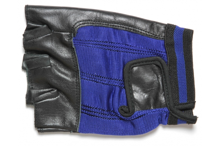Fingerless Motorcycle Riding Gloves Blue Fingerless Motorcycle Riding Gloves Blue