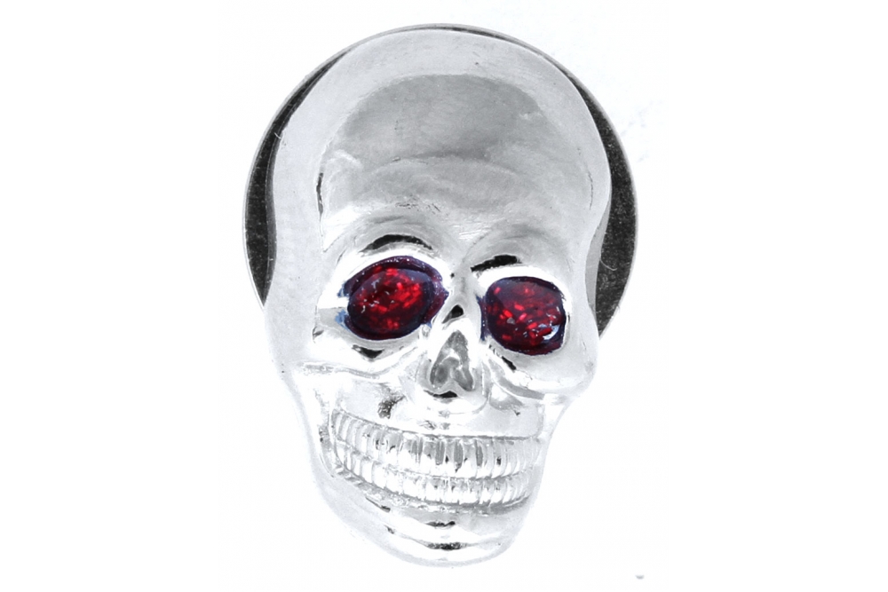 Red Eye Skull License Plate Bolt