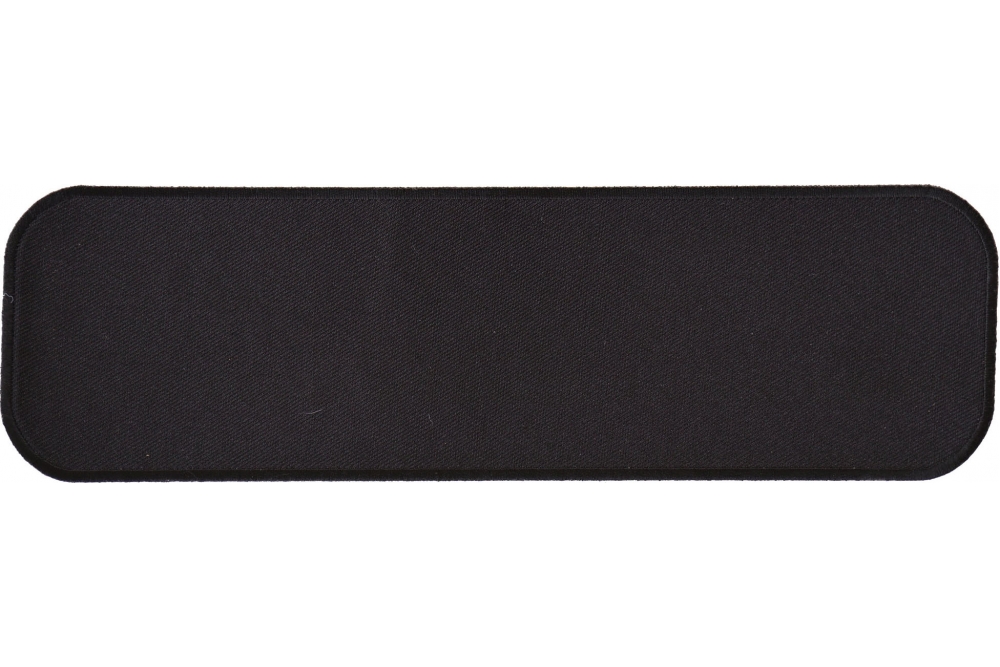Blank Black Rectangle Patch iron-on sew-on new