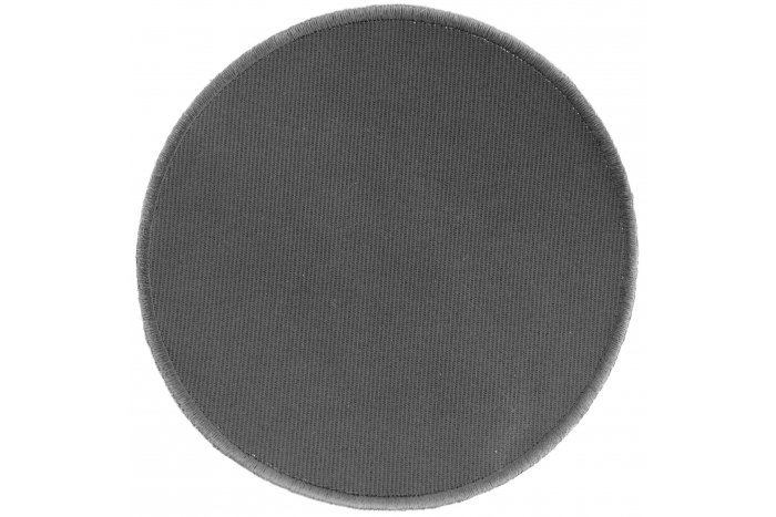 Black 4 Inch Round Blank Patch