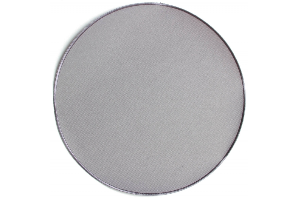 Gray 10 Inch Round Blank Patch
