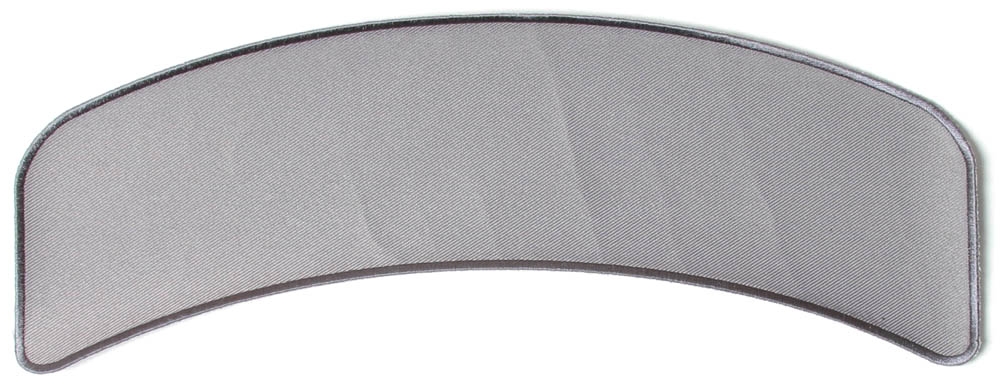 Gray 11 Inch Arched Blank Patch Rocker