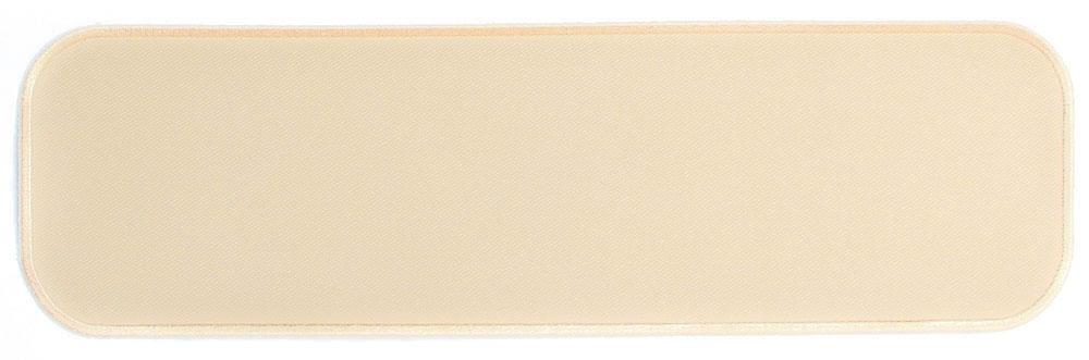 Tan 10 Inch Straight Blank Patch