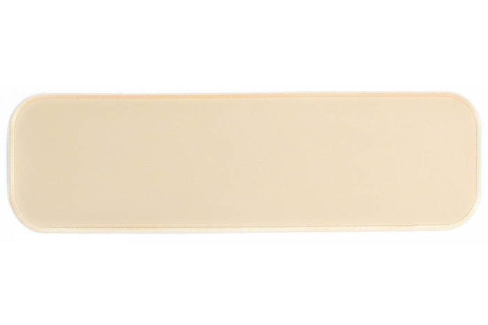 Tan 10 Inch Straight Blank Patch