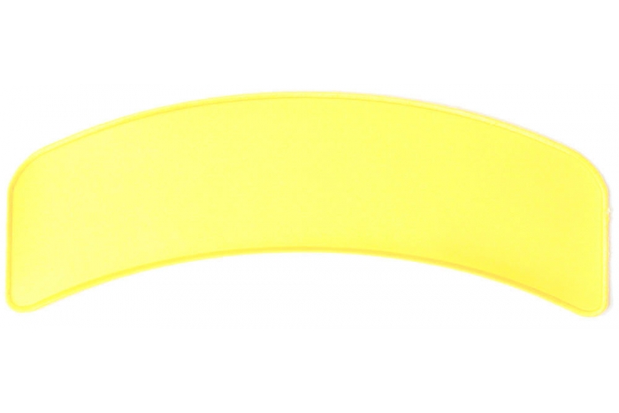 Yellow 11 Inch Arched Blank Patch Rocker