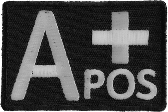 A POSITIVE Blood Type Patch