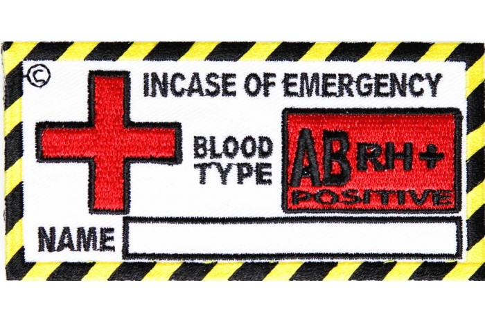 Blood Group AB Positive Patch Blood Group AB Positive Patch