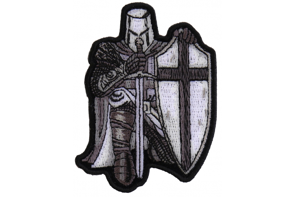 Kneeling Knight Crusader Mini Patch - TheCheapPlace