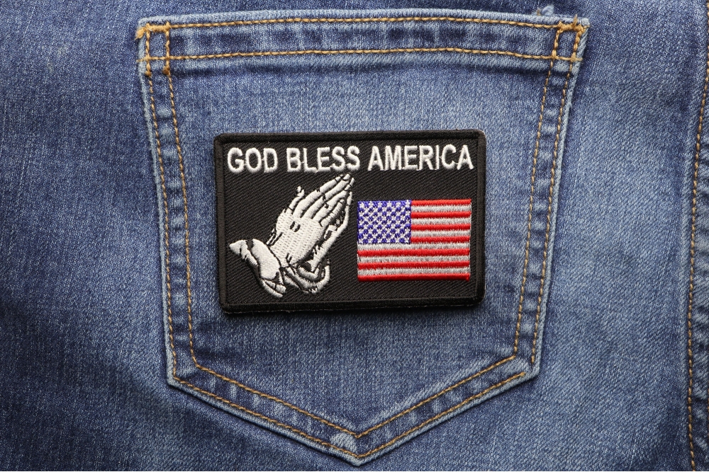 God Bless America Patch Christian Patches Thecheapplace