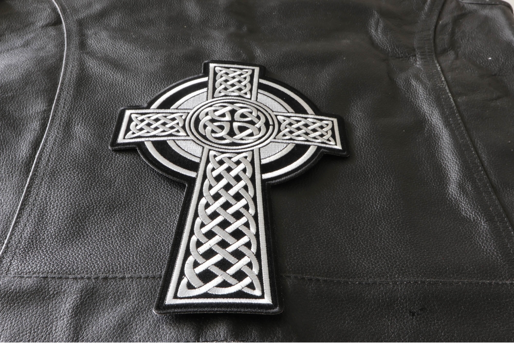  MakeMyPatch Celtic Cross Large Back Patches for Vest Perfect  for DIY Iron on or Sew on Motorcycle Patches, Ideal for Jackets, Clothing,  and Bags : Arts, Crafts & Sewing