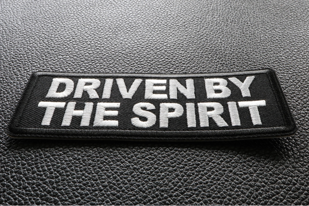 Driven by The Spirit Christian Patch diagonal view