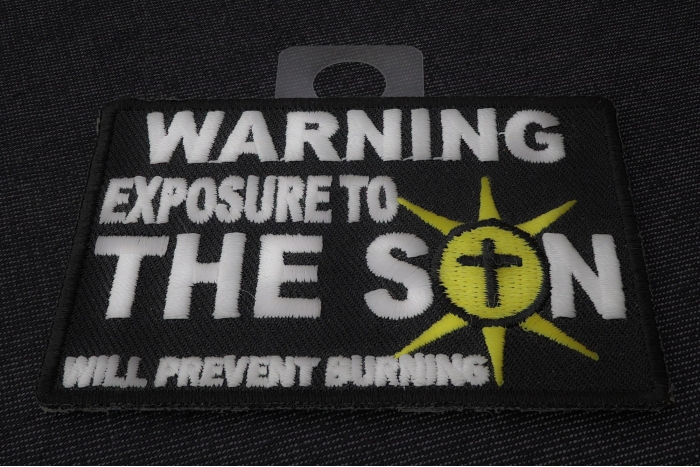 Exposure To The Son Christian Patch diagonal view