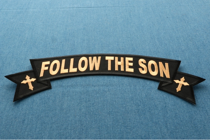 Follow The Son Patch diagonal view