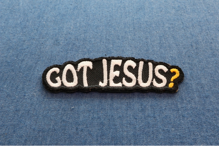 Got Jesus Patch diagonal view