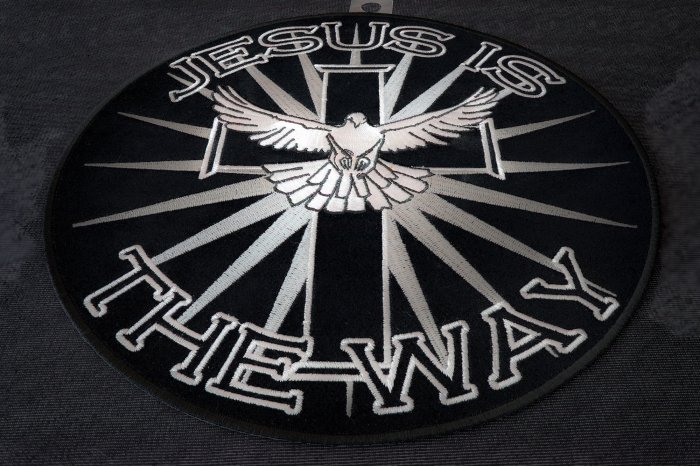 Jesus is the Way Patch diagonal view