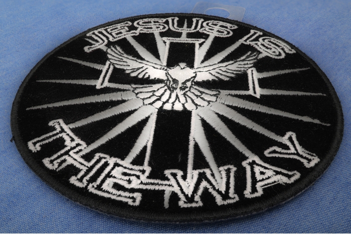 Jesus is the Way Patch diagonal view