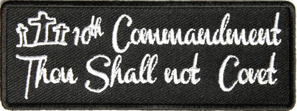 10th Commandment Patch