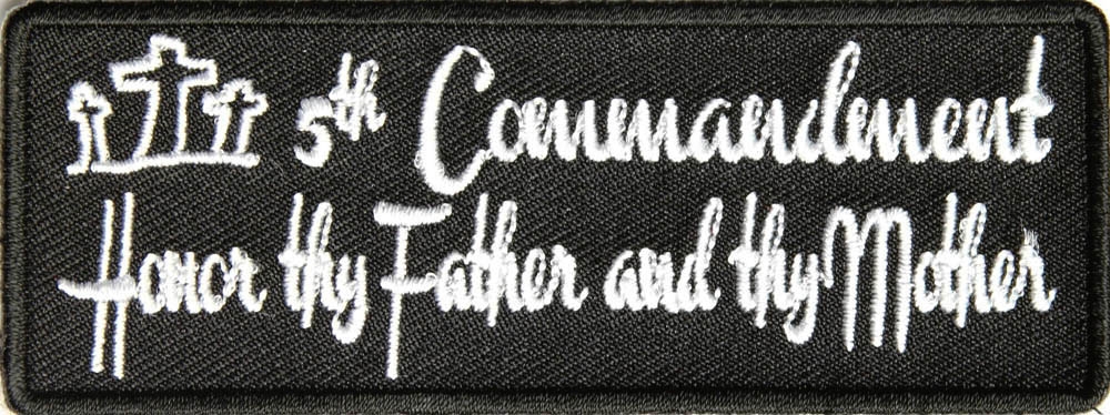 5th Commandment Patch