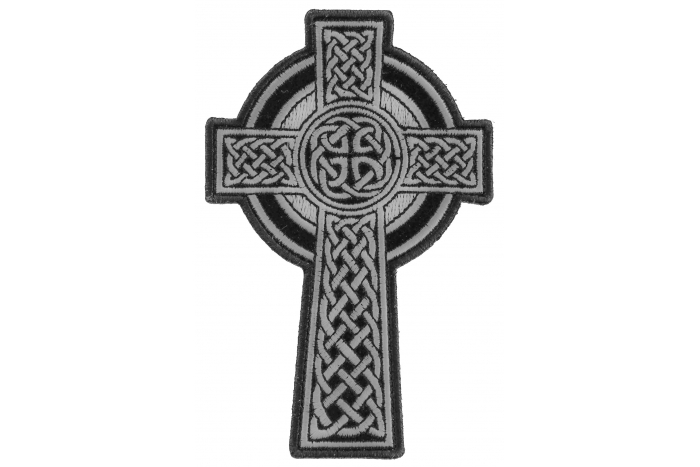 Celtic Cross Small Christian Patch
