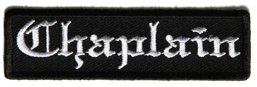 Chaplain Patch In Old English