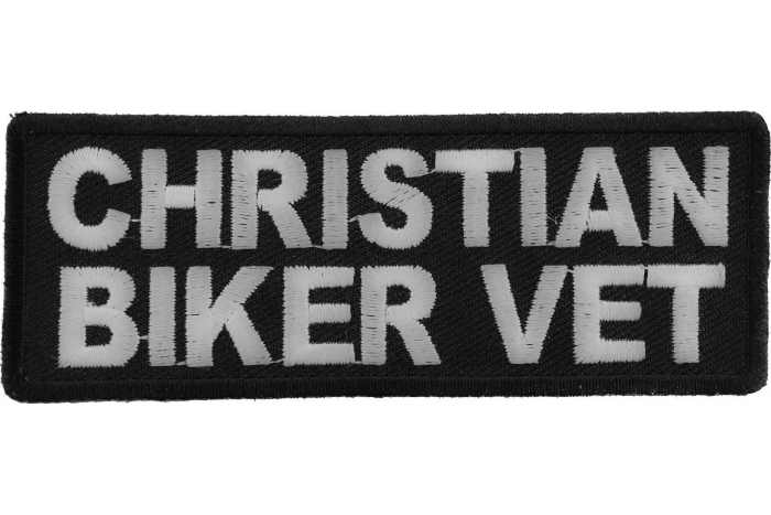 Christian Biker Vet Patch