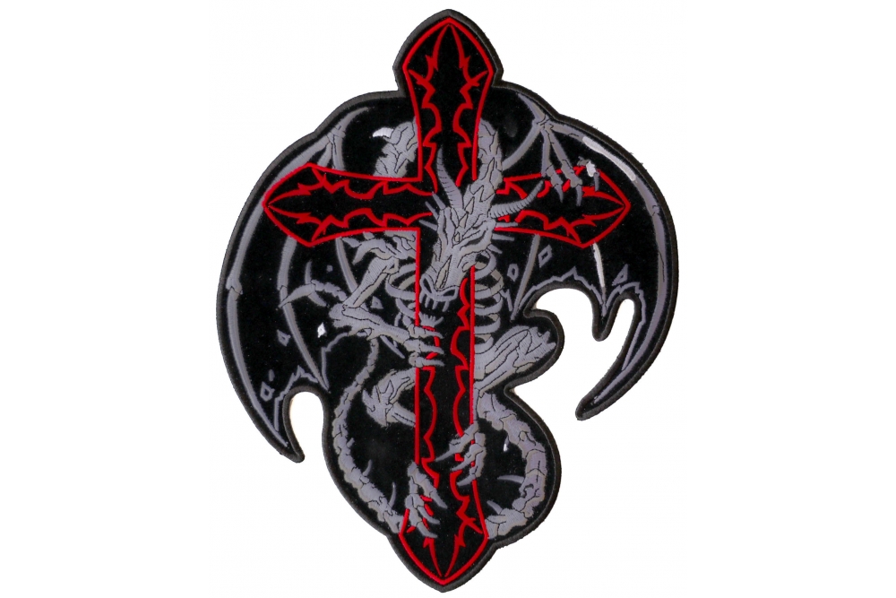 Wholesale embroidered cross patches For Custom Made Clothes 