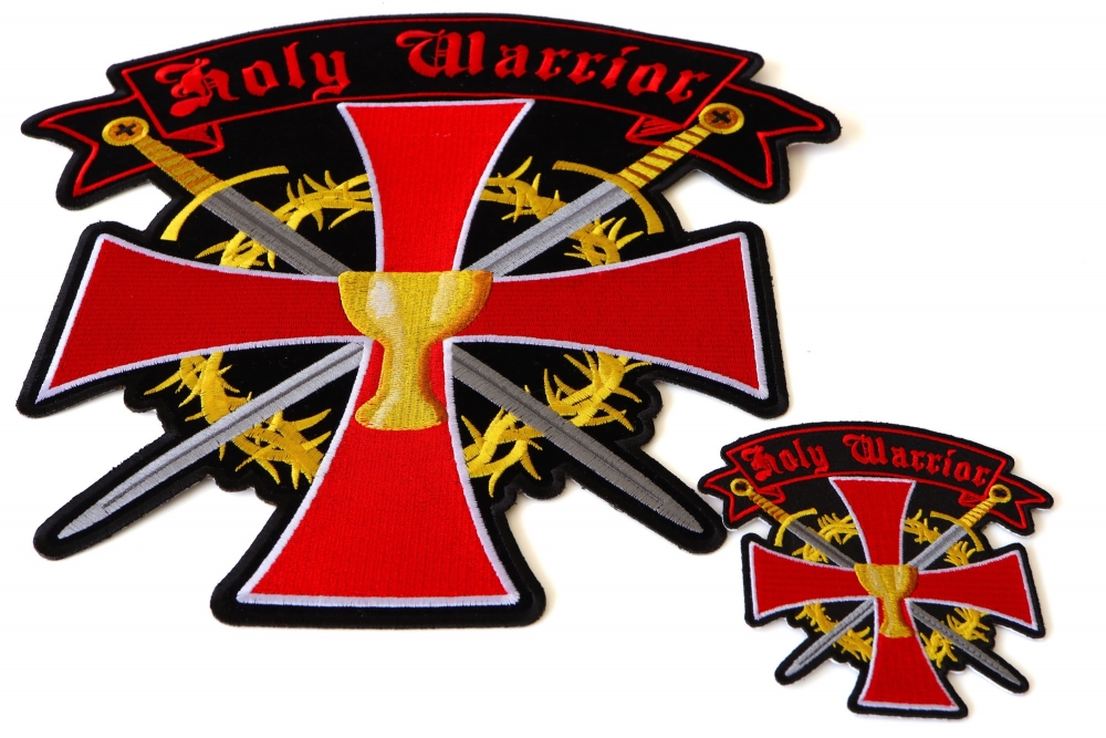 Holy Warrior Small and Large Patch Set