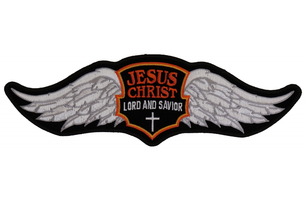 Jesus Christ Lord and Saviour Vest Patch