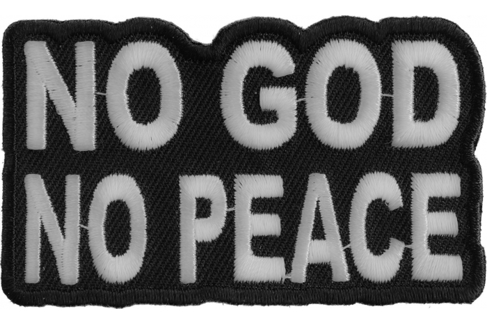 No God No Peace Patch