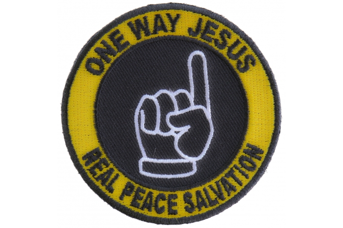 One Way Jesus Real Salvation Patch