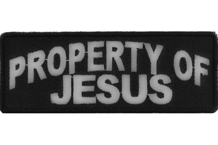 Property Of Jesus Christian Patch