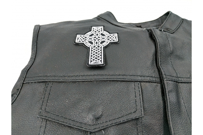 shown on leather vest