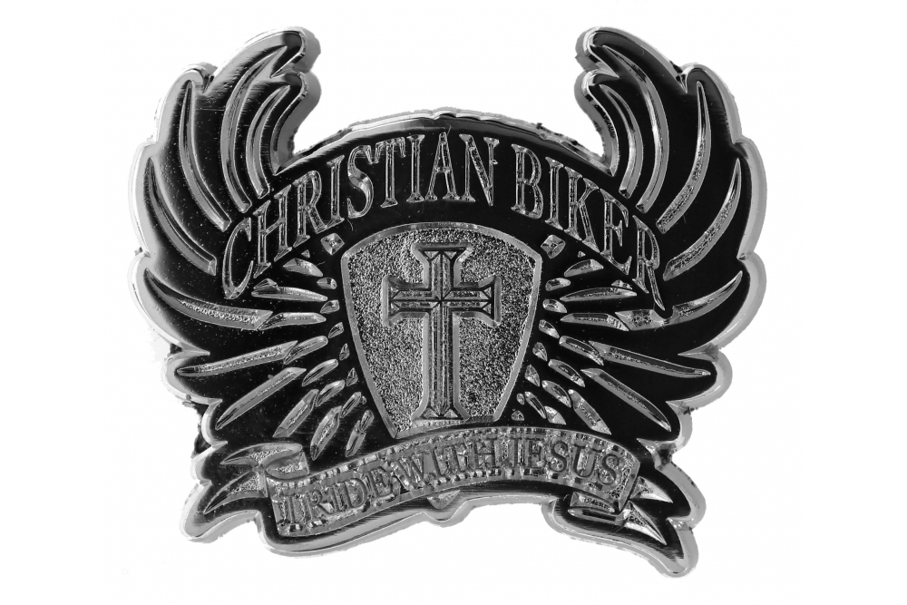 Christian Biker Pin