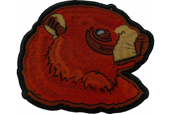Beaver Iron on Patch