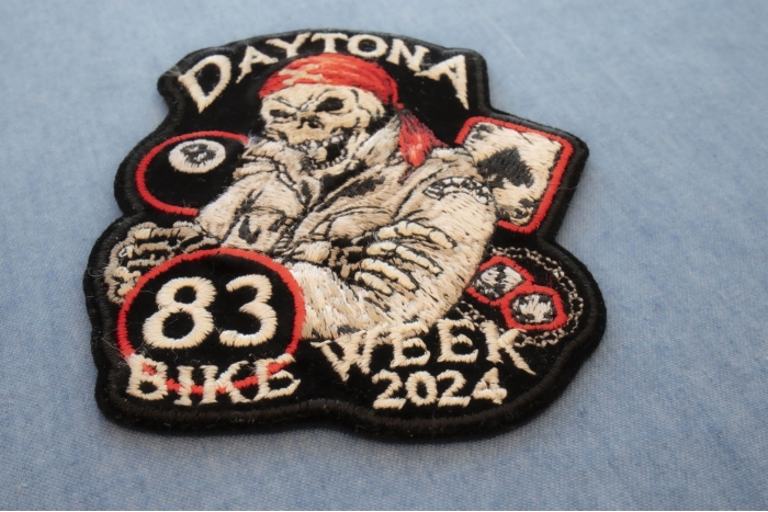 Daytona Bike Week 2024 Patch diagonal view