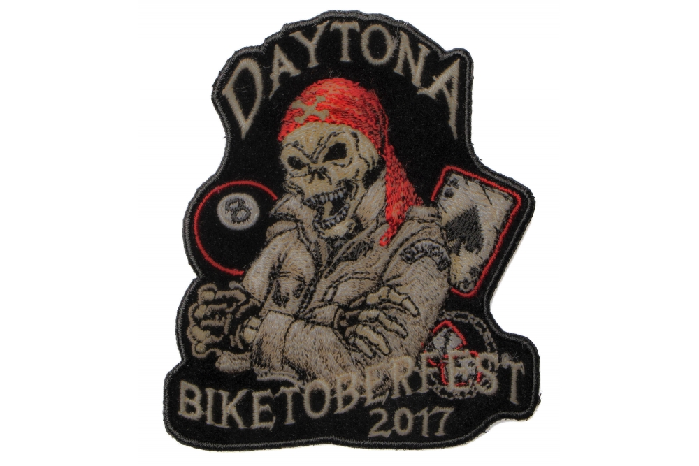 Biketoberfest 2017 Daytona Skull Biker Patch