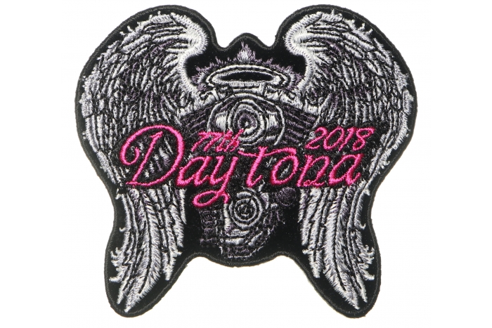 Daytona Bike Week 2018 Patch Angel Wings