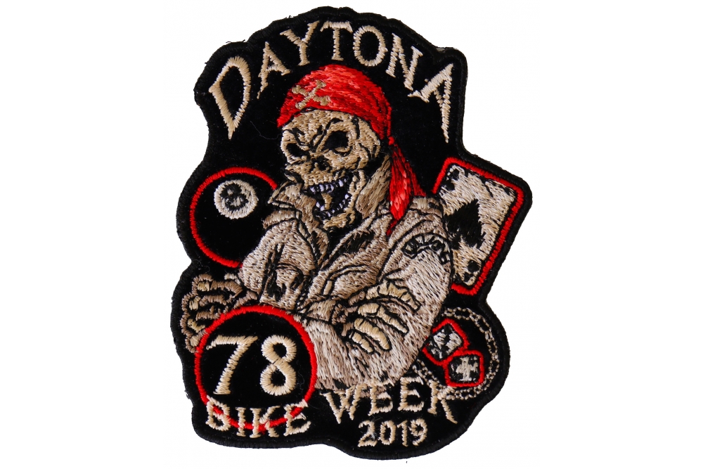 Daytona Bike Week 2019 Iron on Patch