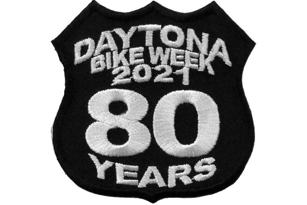 Daytona Bike Week 2021 Patch 80 Years