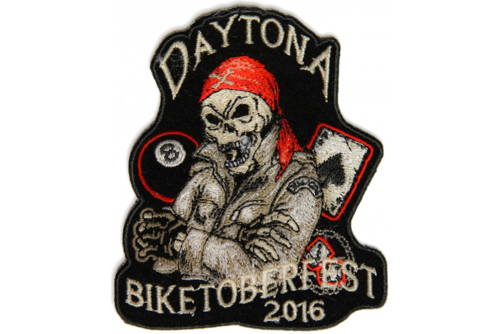 Daytona Biketoberfest 2016 Biker Rally Skull Patch