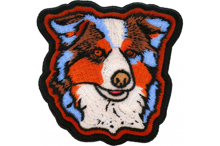 Australian Shepherd Dog Iron on Patch