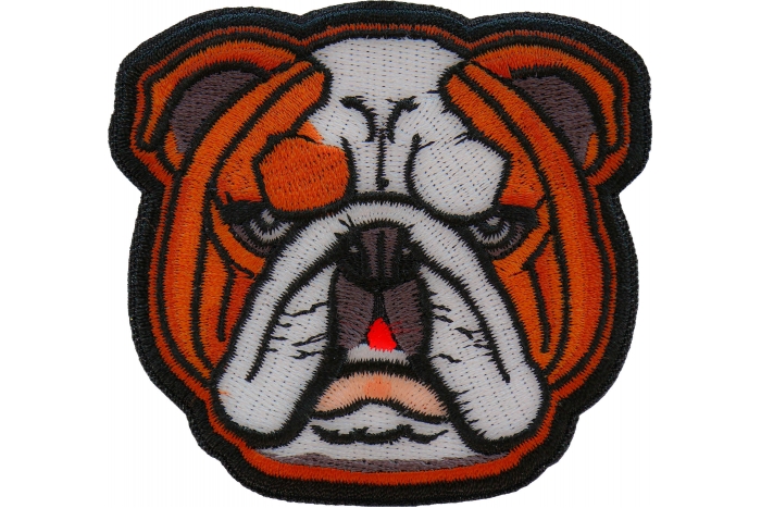 Bulldog Iron on Patch