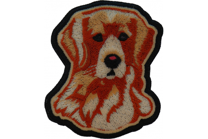 Handsome Retriever Dog Iron on Patch