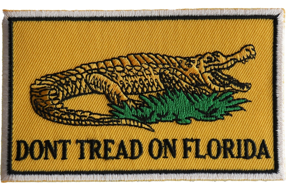 Don't tread on Florida Flag Patch by Ivamis Patches